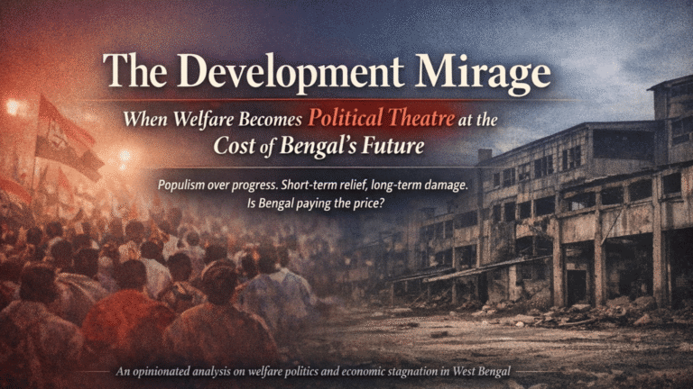 The Development Mirage When Welfare Becomes Political Theatre at the Cost of Bengal’s Future