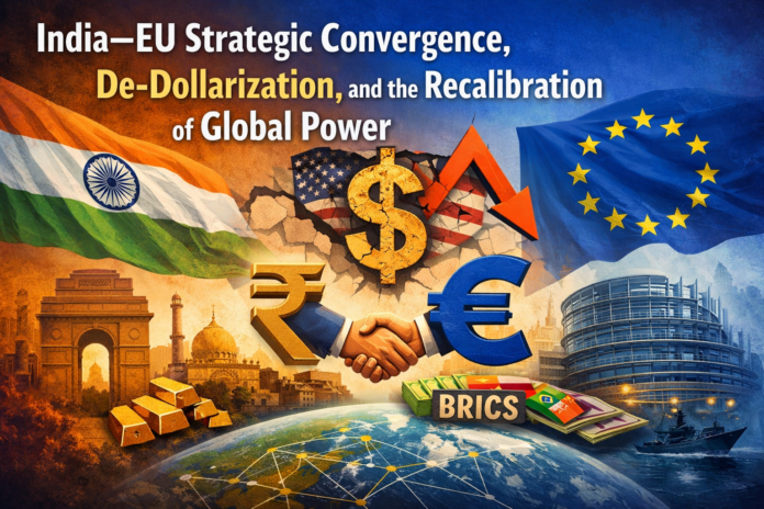 India–EU Strategic Convergence, De-Dollarization, and the Recalibration of Global Power
